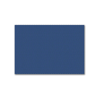 Cotton Canvas Fabric with Fine Off-white Diamonds on Royal Blue, FACC-1291-112