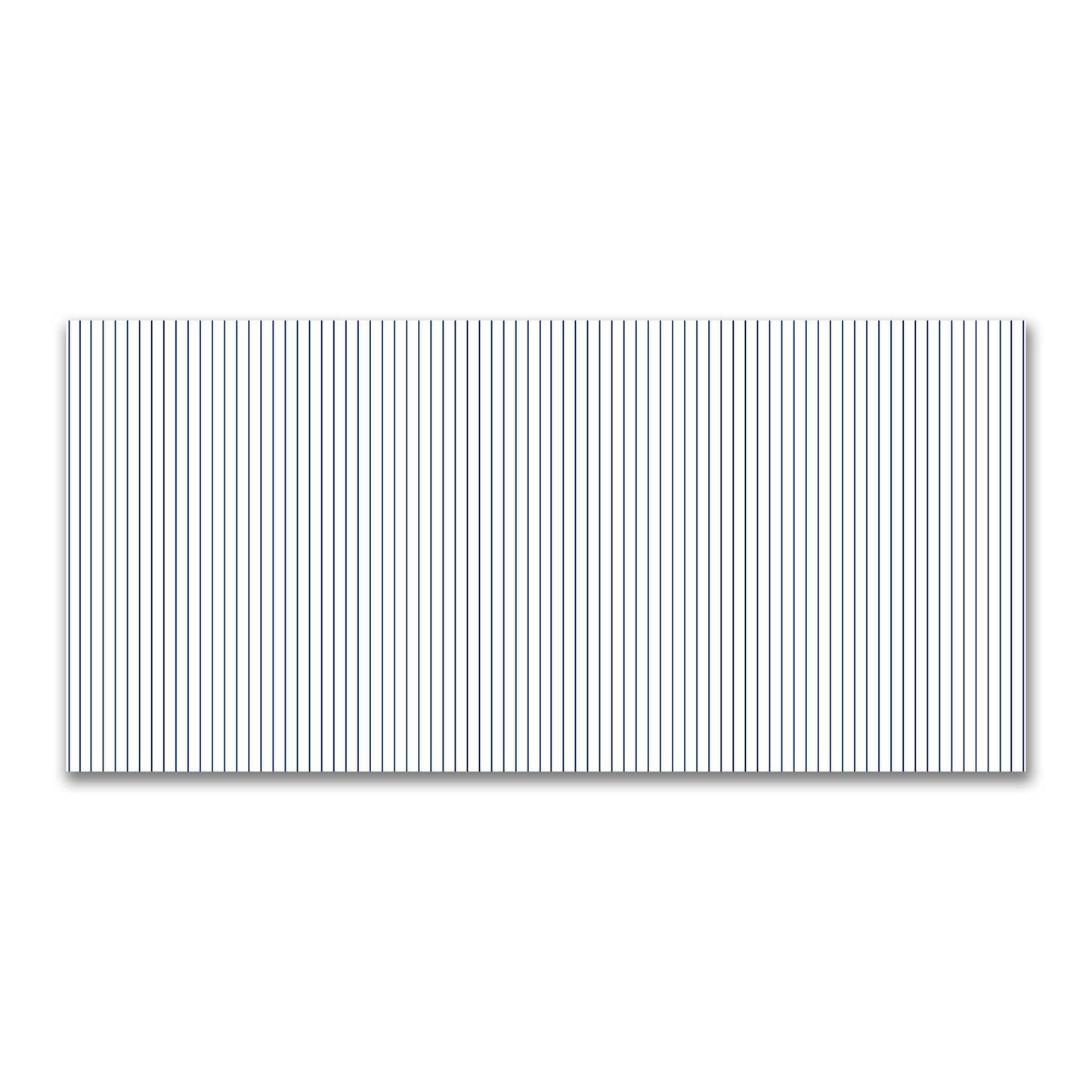 Off-White Cotton Canvas Fabric with Fine Royal Blue Stripes, FACC-1291-151