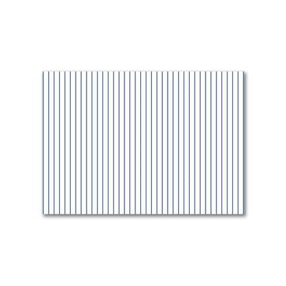Off-White Cotton Canvas Fabric with Fine Royal Blue Stripes, FACC-1291-151