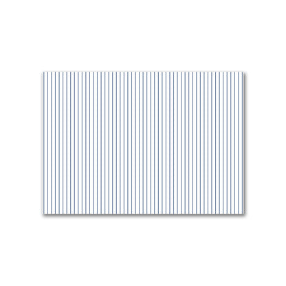 Off-White Cotton Canvas Fabric with Fine Royal Blue Stripes, FACC-1291-151