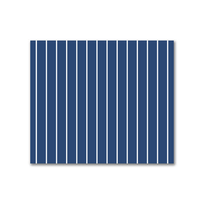 Cotton Canvas Fabric with Fine Off-white Stripes on Royal Blue, FACC-1291-152