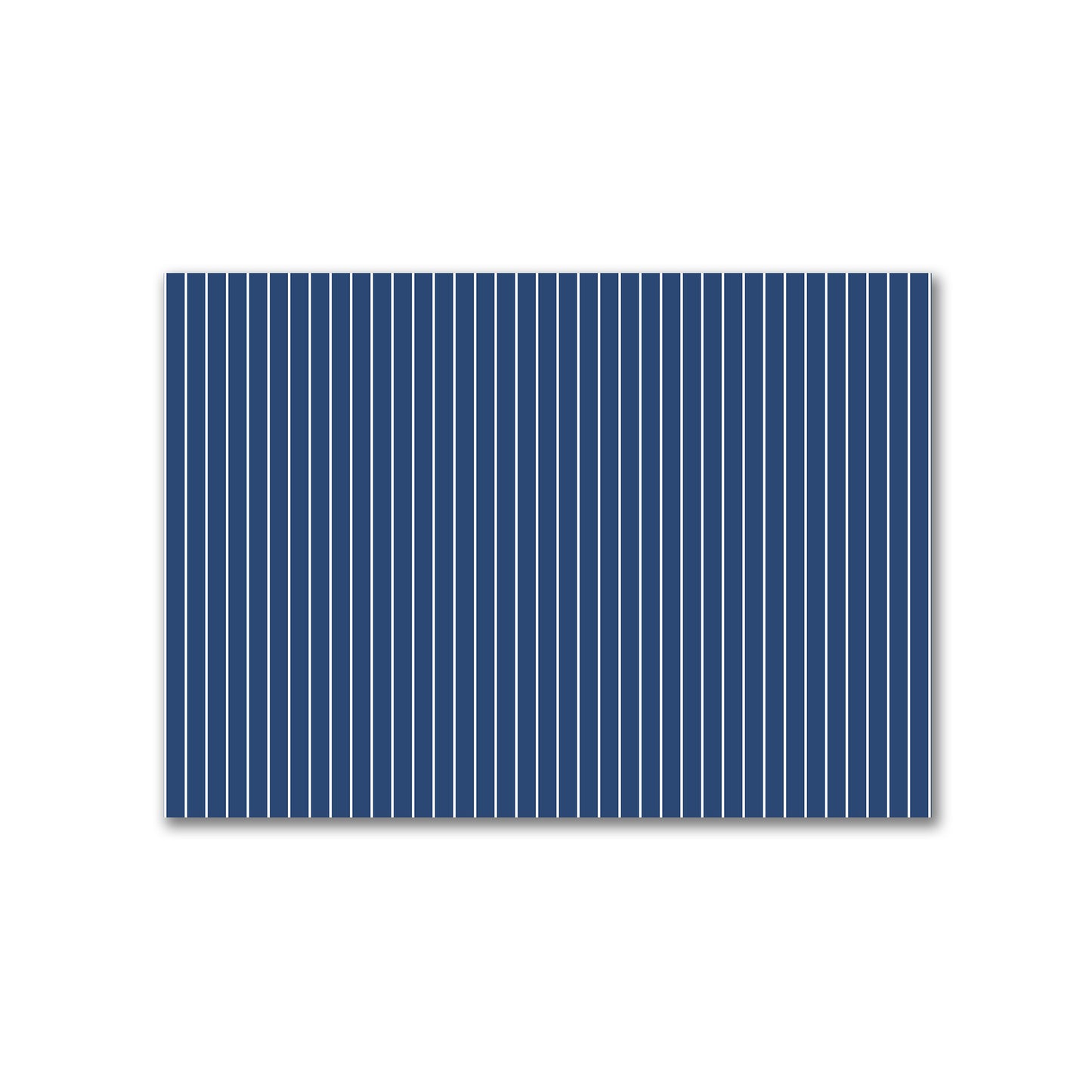 Cotton Canvas Fabric with Fine Off-white Stripes on Royal Blue, FACC-1291-152