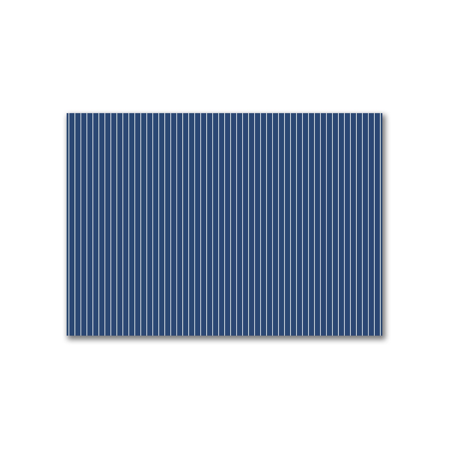 Cotton Canvas Fabric with Fine Off-white Stripes on Royal Blue, FACC-1291-152