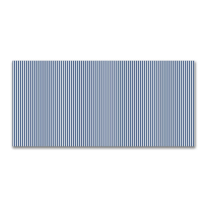 Off-White Cotton Canvas Fabric with Thin Royal Blue Bars, FACC-1291-241