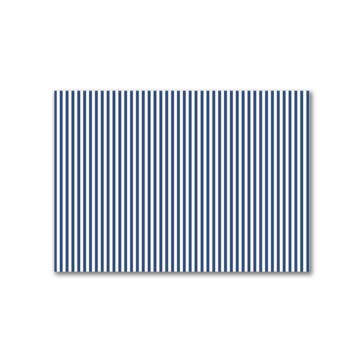 Off-White Cotton Canvas Fabric with Thin Royal Blue Bars, FACC-1291-241