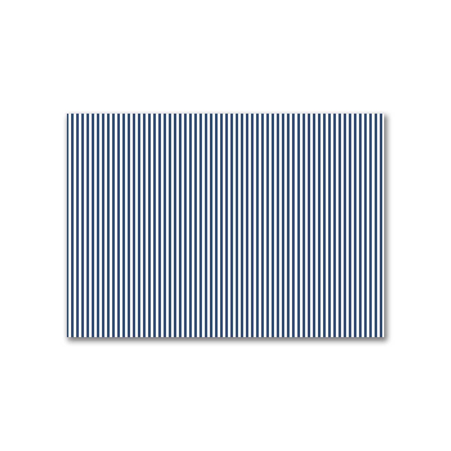 Off-White Cotton Canvas Fabric with Thin Royal Blue Bars, FACC-1291-241