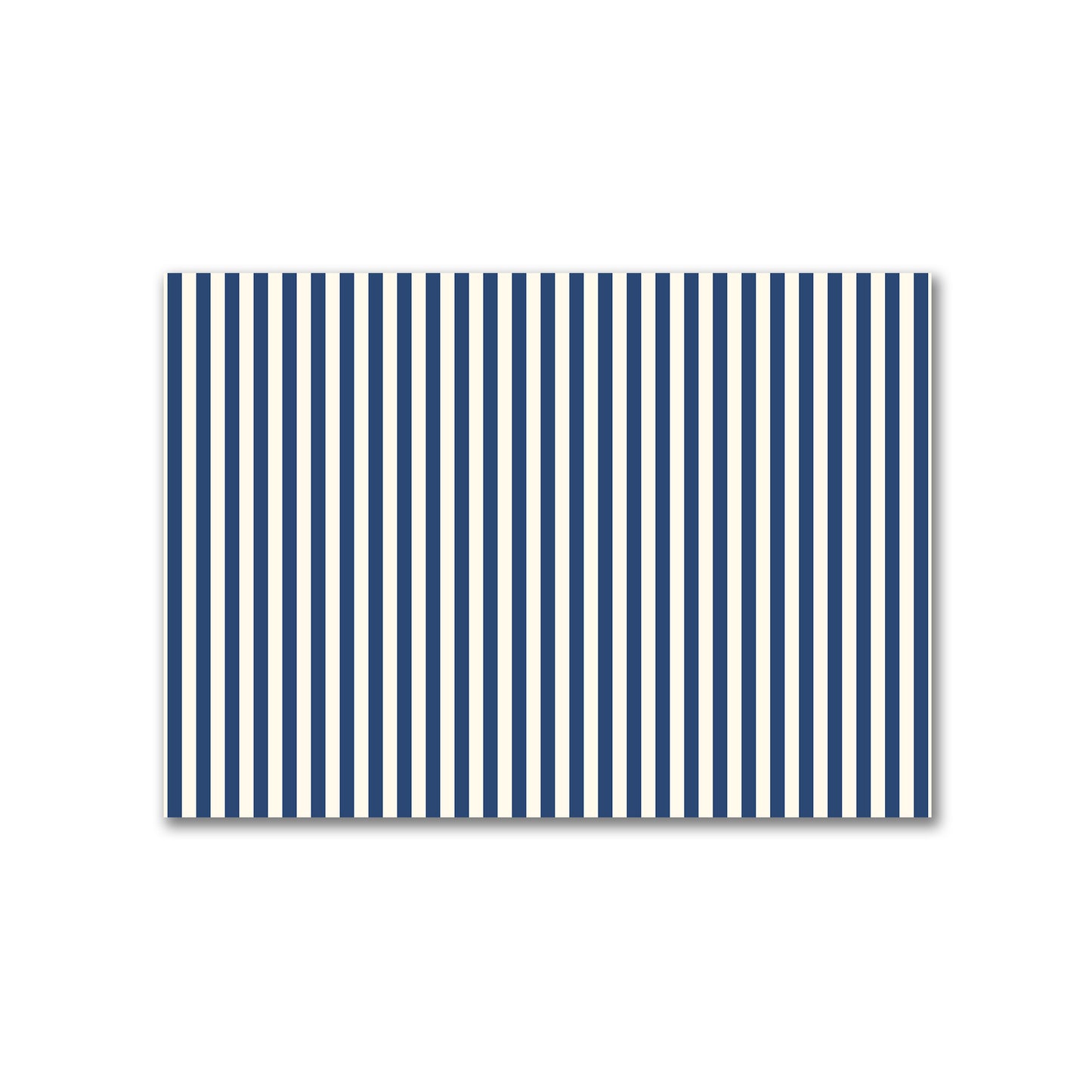 Cotton Canvas Fabric with Royal Blue Bars on Pale Cream, FACC-1293-051