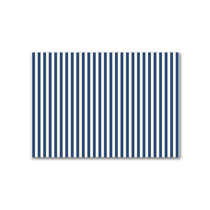 Cotton Canvas Fabric with Royal Blue Bars on Pale Cream, FACC-1293-051