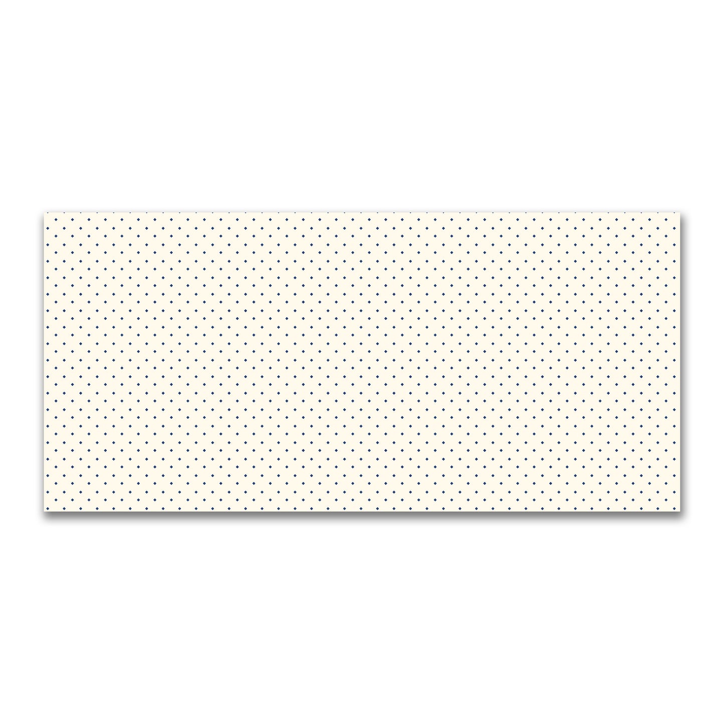 Cotton Canvas Fabric with Royal Blue Diamonds on Pale Cream, FACC-1293-101