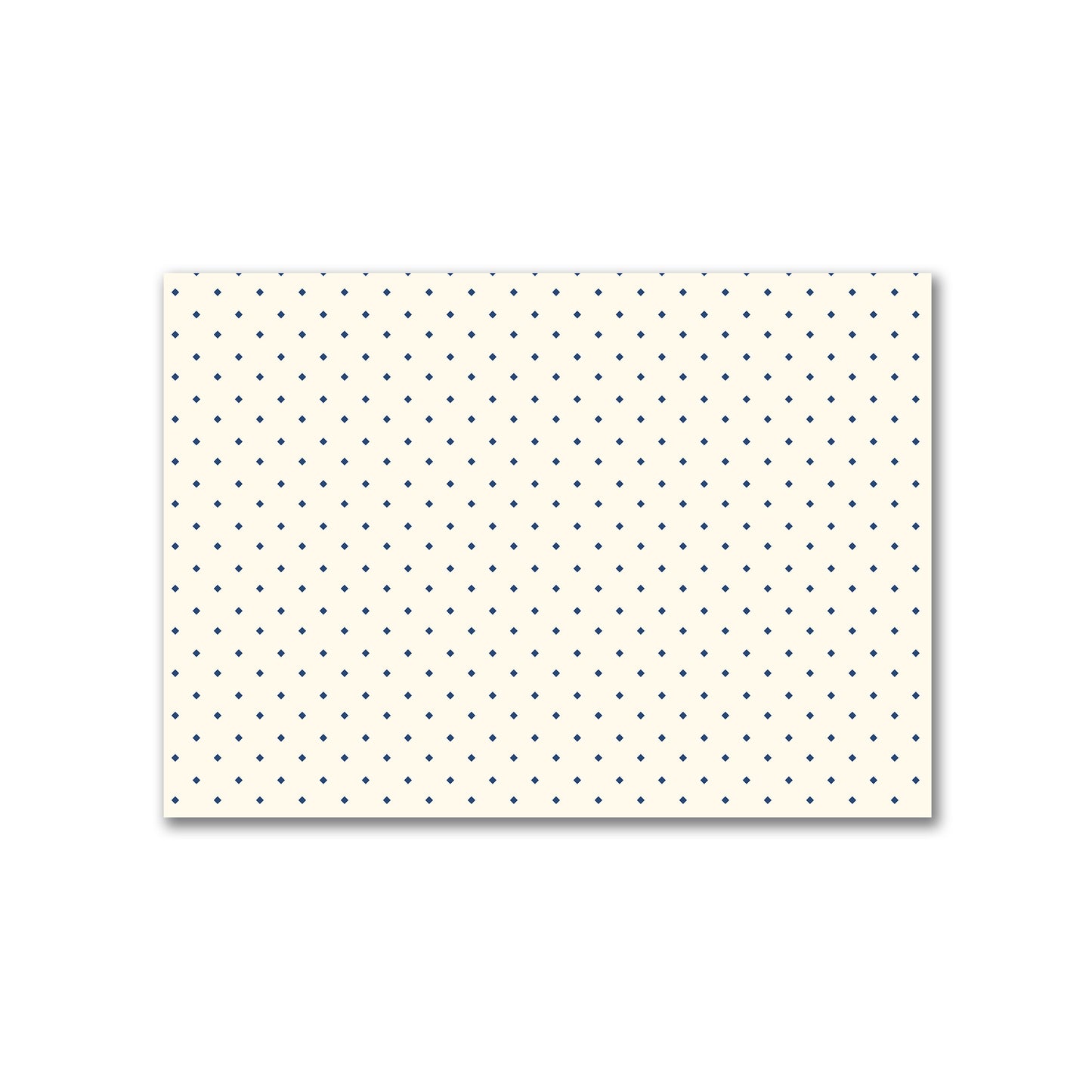 Cotton Canvas Fabric with Royal Blue Diamonds on Pale Cream, FACC-1293-101