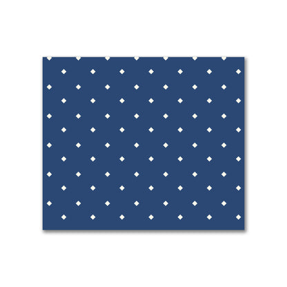 Cotton Canvas Fabric with Pale Cream Diamonds on Royal Blue, FACC-1293-102