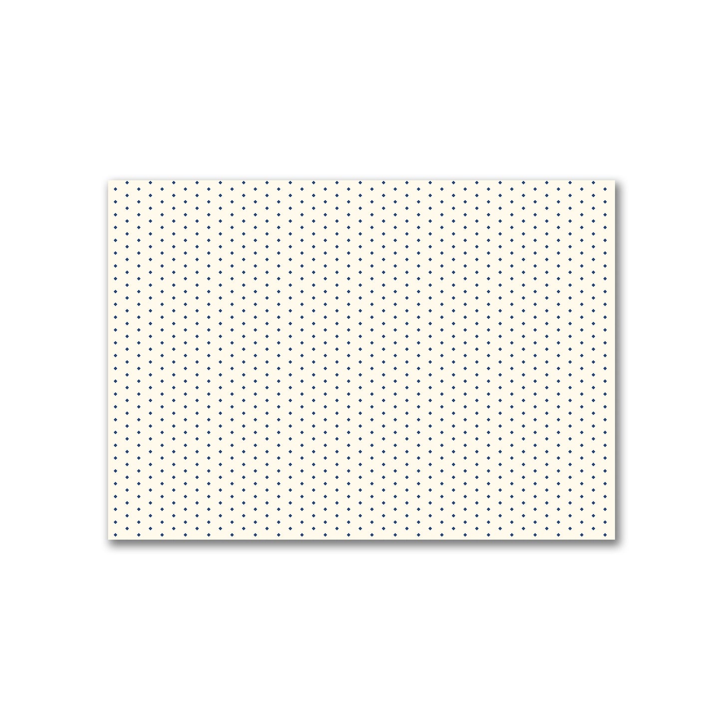 Cotton Canvas Fabric with Fine Royal Blue Diamonds on Pale Cream, FACC-1293-111