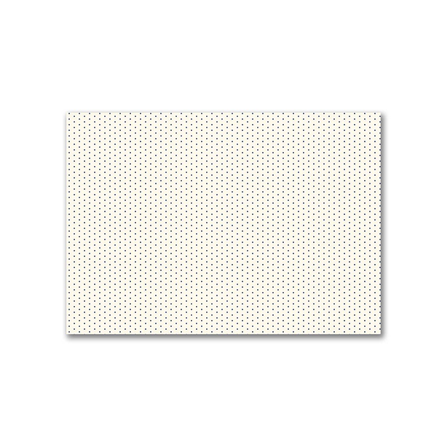 Cotton Canvas Fabric with Fine Royal Blue Diamonds on Pale Cream, FACC-1293-111