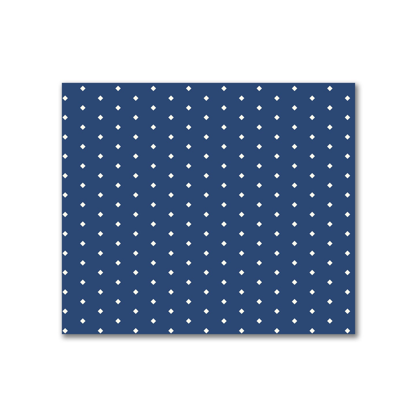 Cotton Canvas Fabric with Fine Pale Cream Diamonds on Royal Blue, FACC-1293-112