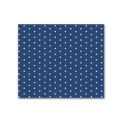Cotton Canvas Fabric with Fine Pale Cream Diamonds on Royal Blue, FACC-1293-112