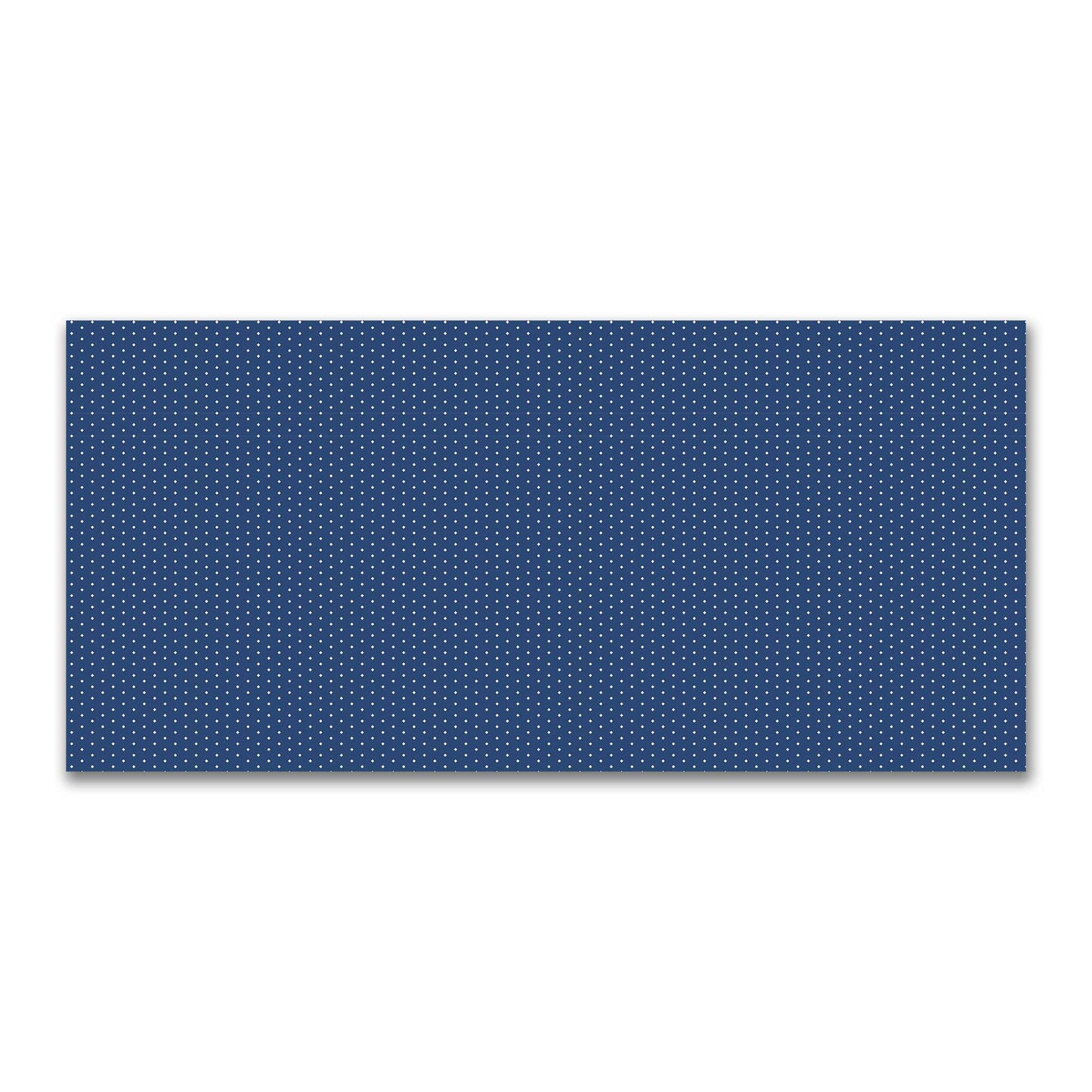 Cotton Canvas Fabric with Fine Pale Cream Diamonds on Royal Blue, FACC-1293-112