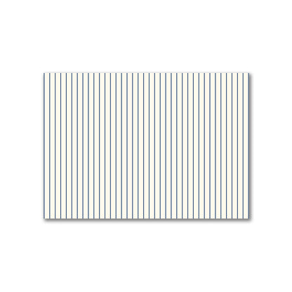 Cotton Canvas Fabric with Fine Royal Blue Stripes on Pale Cream, FACC-1293-151