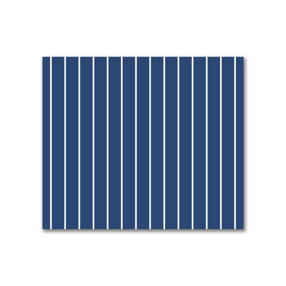 Cotton Canvas Fabric with Fine Pale Cream Stripes on Royal Blue, FACC-1293-152