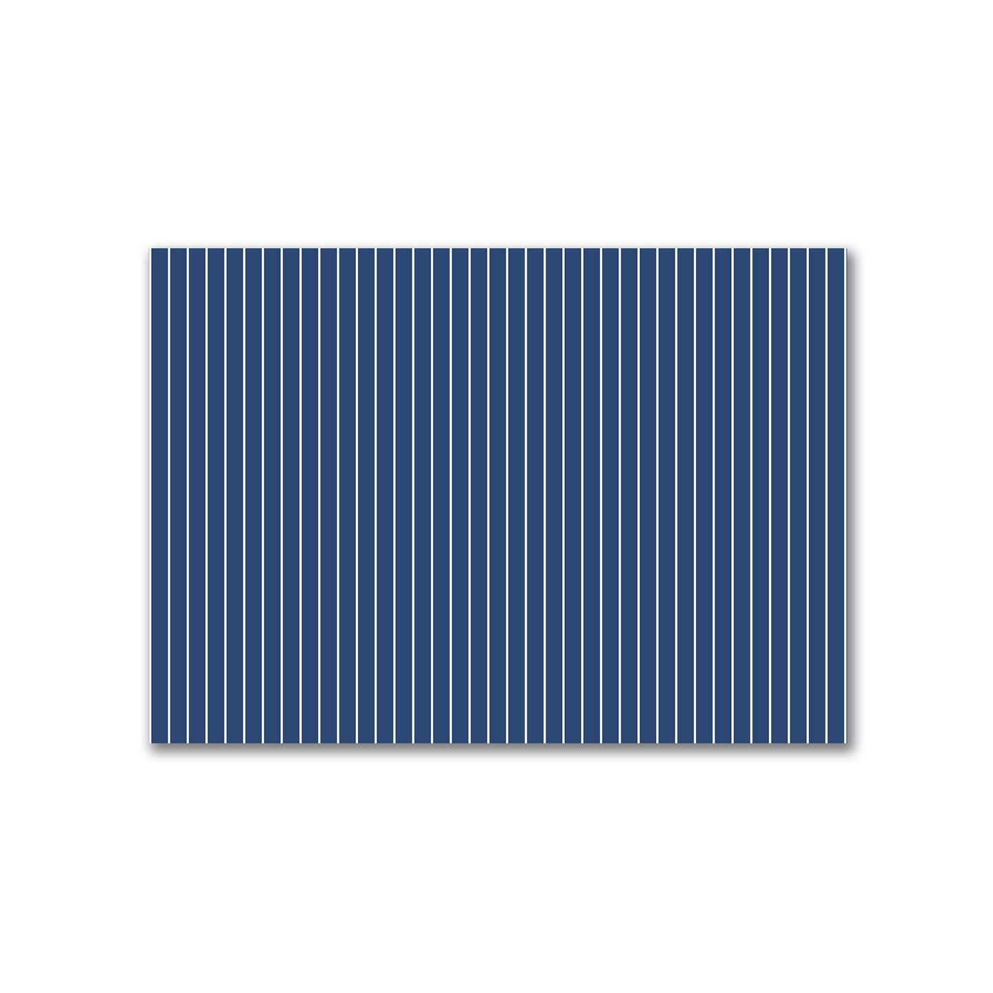 Cotton Canvas Fabric with Fine Pale Cream Stripes on Royal Blue, FACC-1293-152
