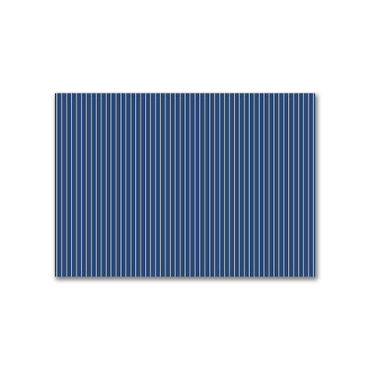Cotton Canvas Fabric with Fine Pale Cream Stripes on Royal Blue, FACC-1293-152