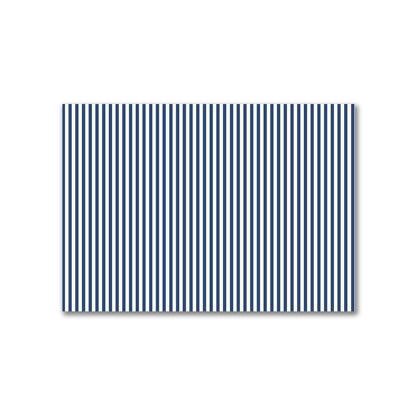 Cotton Canvas Fabric with Thin Royal Blue Bars on Pale Cream, FACC-1293-241