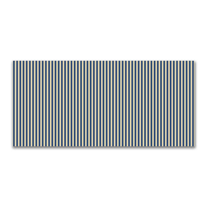 Canvas Fabric with Royal Blue Bars on Tan, FACC-1294-051