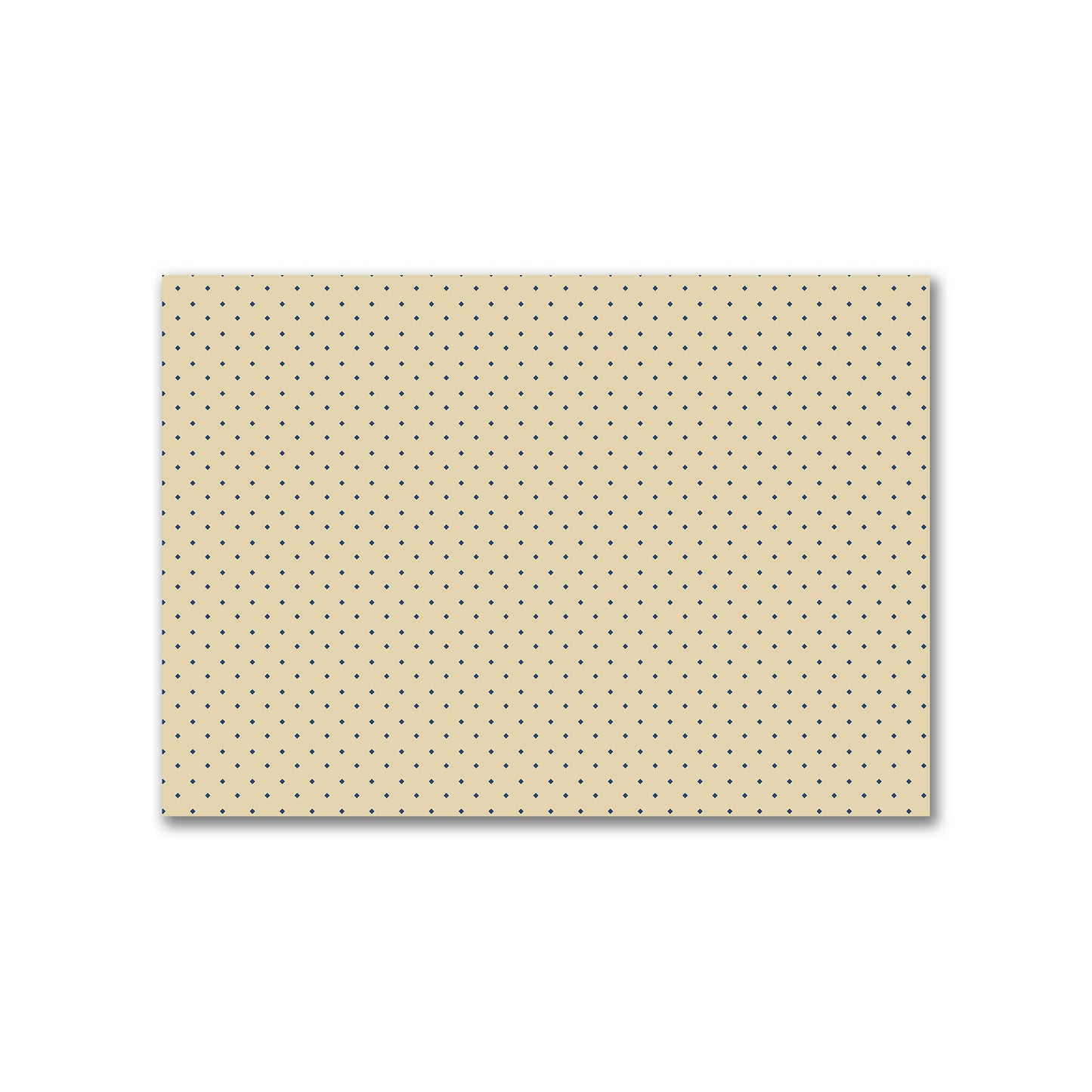 Canvas Fabric with Royal Blue Diamonds on Tan, FACC-1294-101