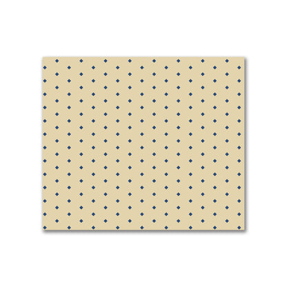 Canvas Fabric with Fine Royal Blue Diamonds on Tan, FACC-1294-111
