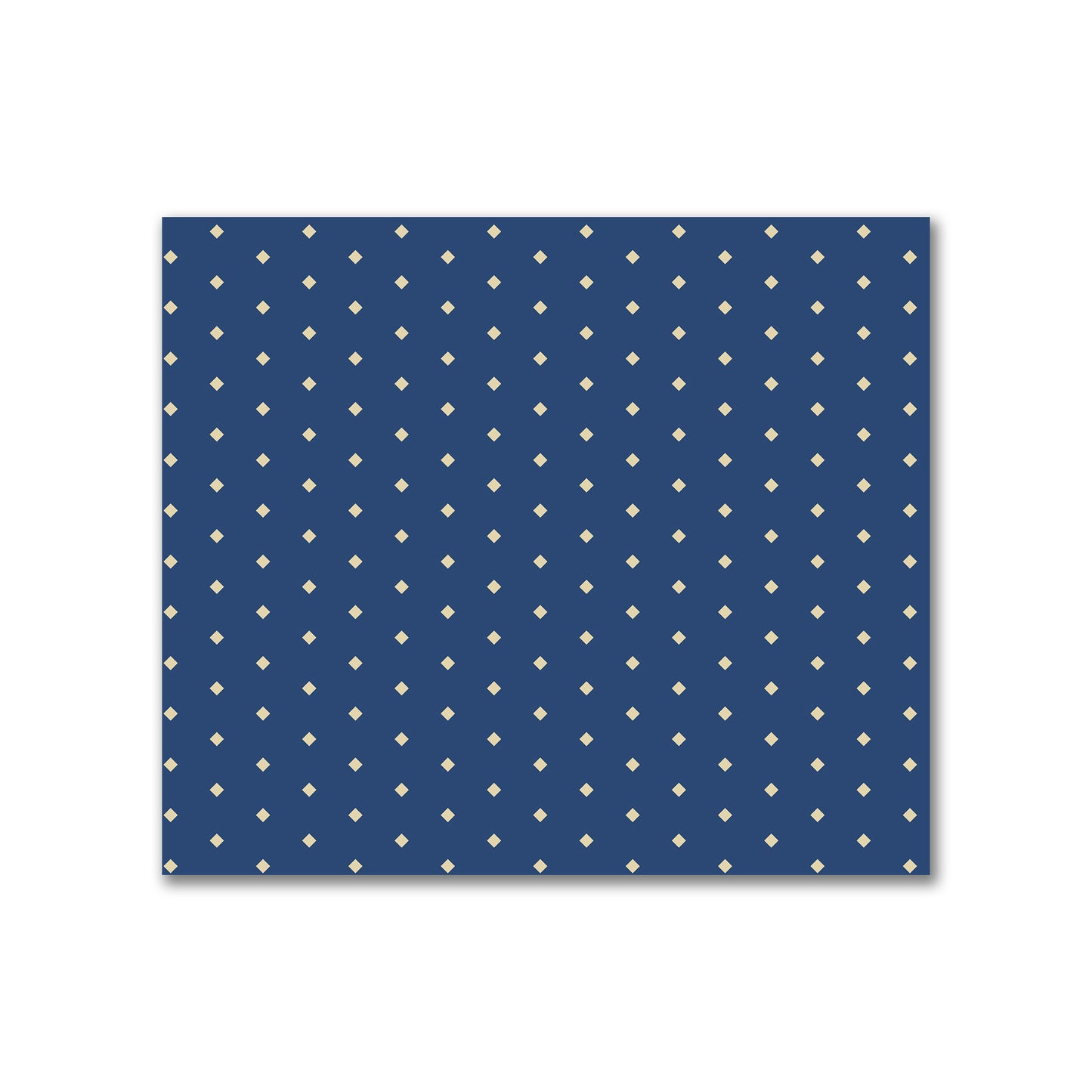 Cotton Canvas Fabric with Fine Tan Diamonds on Royal Blue, FACC-1294-112