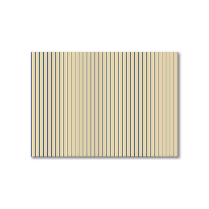 Canvas Fabric with Fine Royal Blue Stripes on Tan, FACC-1294-151