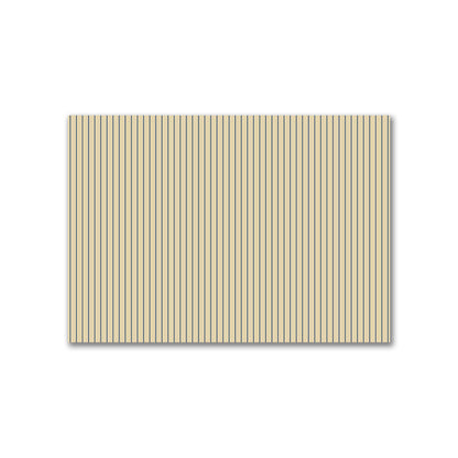 Canvas Fabric with Fine Royal Blue Stripes on Tan, FACC-1294-151