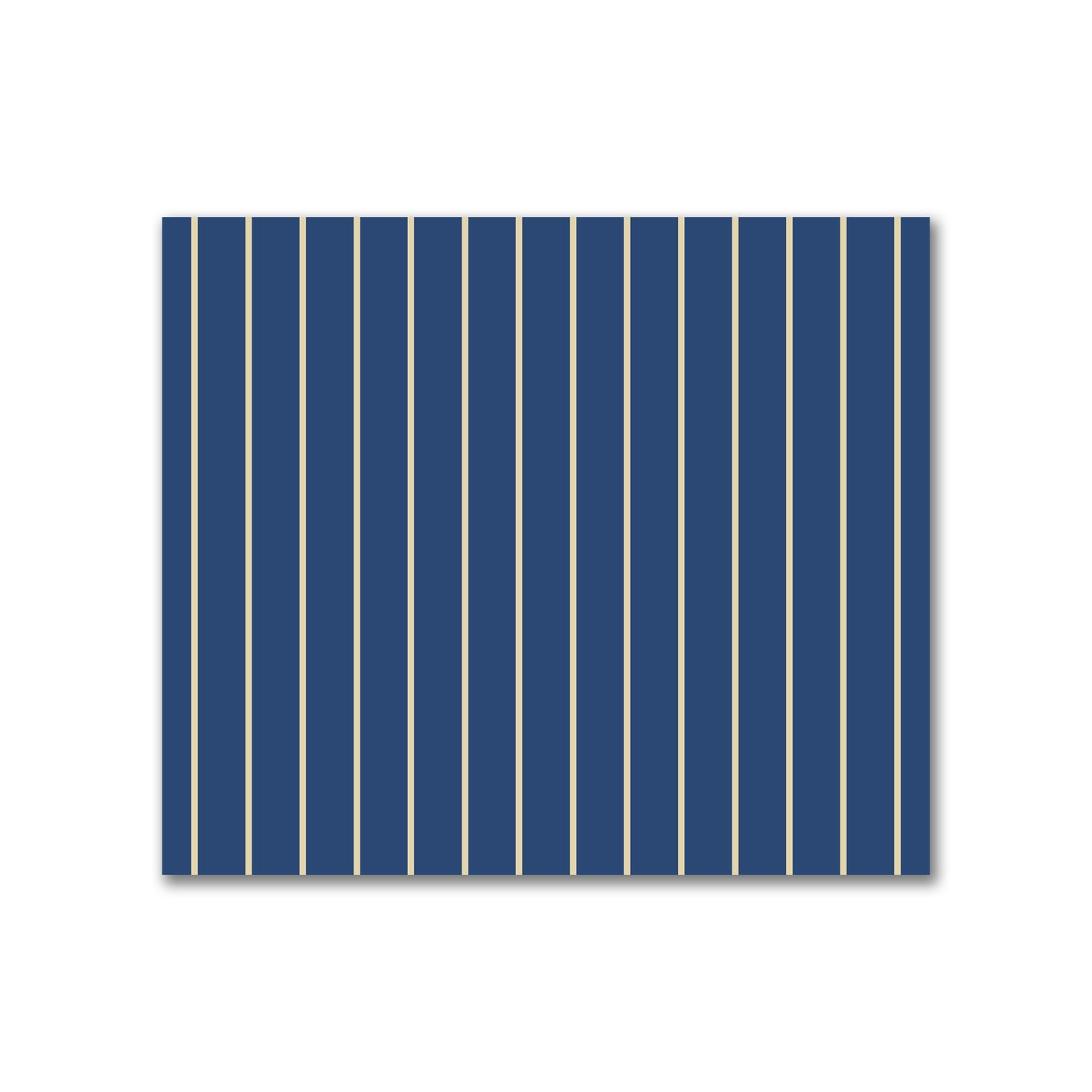 Cotton Canvas Fabric with Fine Tan Stripes on Royal Blue, FACC-1294-152