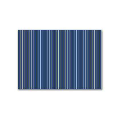Cotton Canvas Fabric with Fine Tan Stripes on Royal Blue, FACC-1294-152