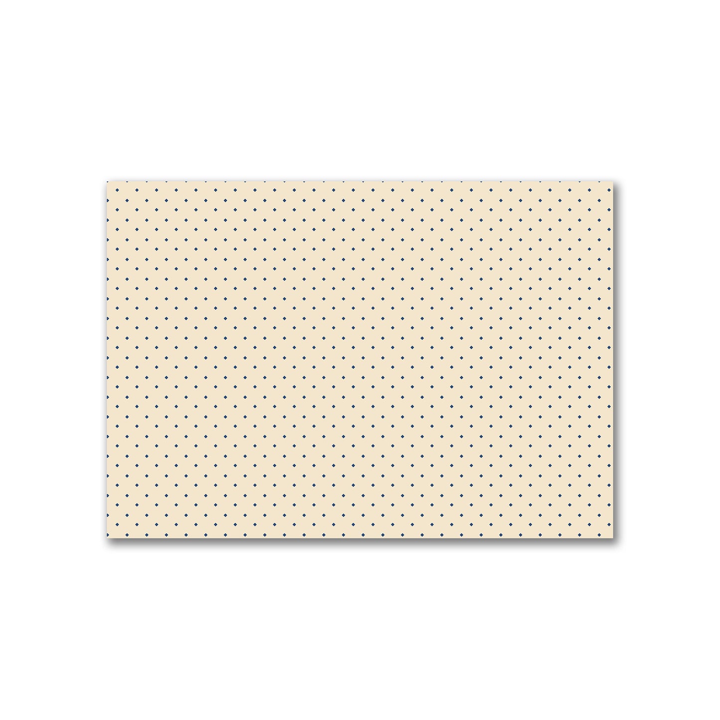 Cotton Canvas Fabric with Royal Blue Diamonds on Beige, FACC-1295-101