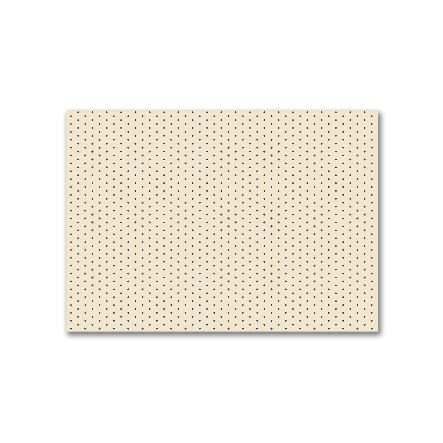 Cotton Canvas Fabric with Fine Royal Blue Diamonds on Beige, FACC-1295-111
