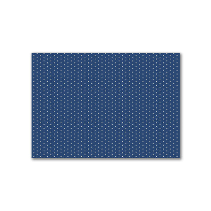 Cotton Canvas Fabric with Fine Beige Diamonds on Royal Blue, FACC-1295-112