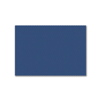 Cotton Canvas Fabric with Fine Beige Diamonds on Royal Blue, FACC-1295-112