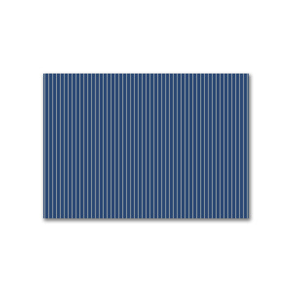 Cotton Canvas Fabric with Fine Beige Stripes on Royal Blue, FACC-1295-152