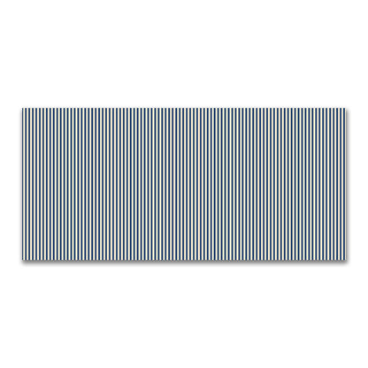 Cotton Canvas Fabric with Thin Royal Blue Bars on Beige, FACC-1295-241