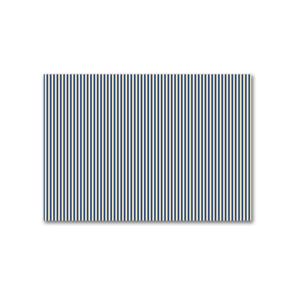 Cotton Canvas Fabric with Thin Royal Blue Bars on Beige, FACC-1295-241