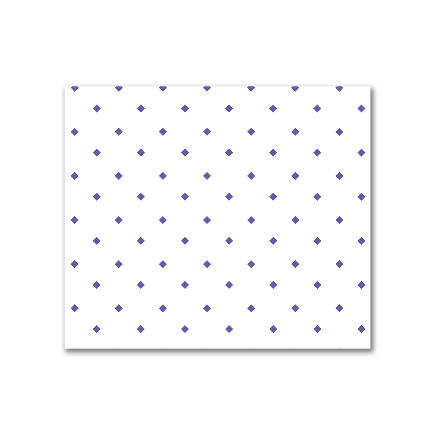 Off-White Cotton Canvas Fabric with Purple Diamonds, FACC-1300-101