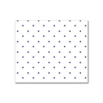 Off-White Cotton Canvas Fabric with Purple Diamonds, FACC-1300-101