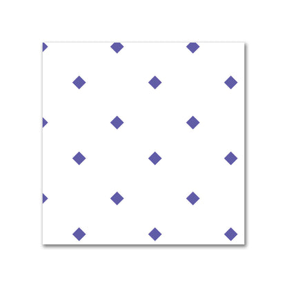 Off-White Cotton Canvas Fabric with Purple Diamonds, FACC-1300-101