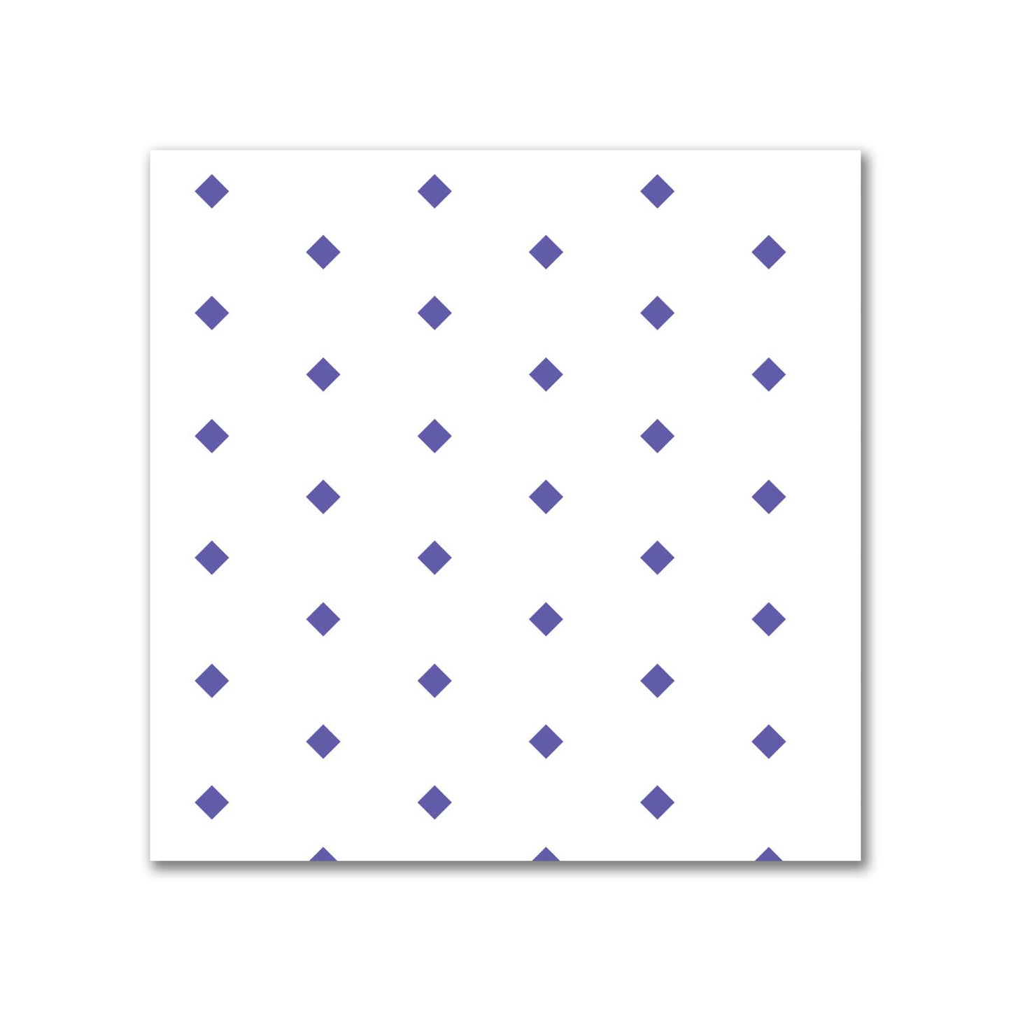Off-White Cotton Canvas Fabric with Fine Purple Diamonds, FACC-1300-111