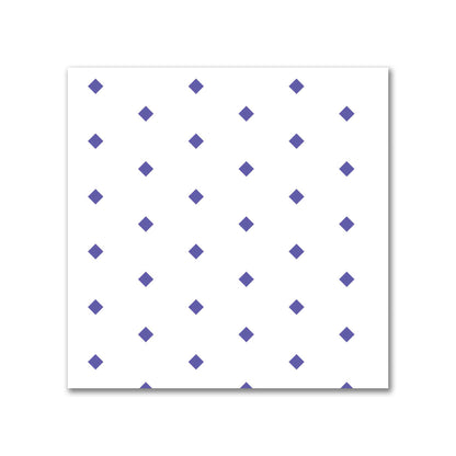 Off-White Cotton Canvas Fabric with Fine Purple Diamonds, FACC-1300-111
