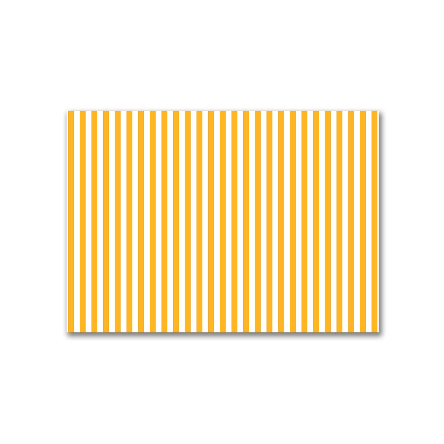 Off-White Cotton Canvas Fabric with Yellow-Orange Bars, FACC-1310-051