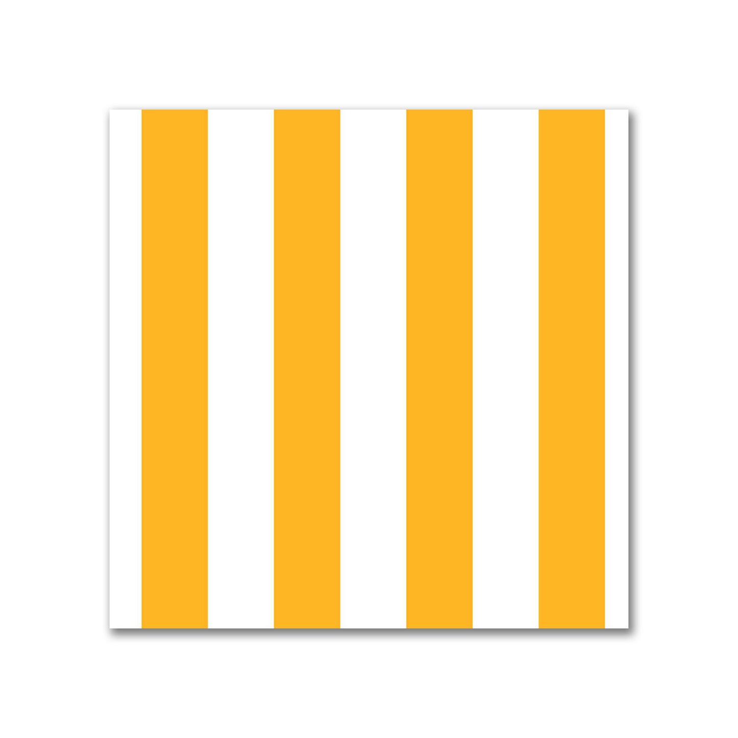 Off-White Cotton Canvas Fabric with Yellow-Orange Bars, FACC-1310-051
