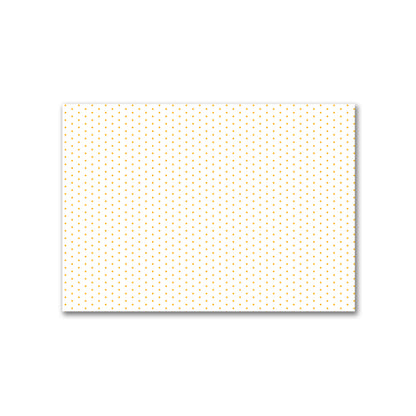 Off-White Cotton Canvas Fabric with Fine Yellow-Orange Diamonds, FACC-1310-111