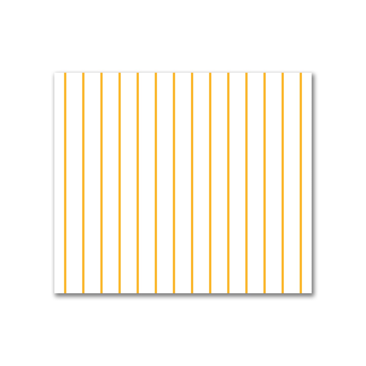 Off-White Cotton Canvas Fabric with Fine Yellow-Orange Stripes, FACC-1310-151