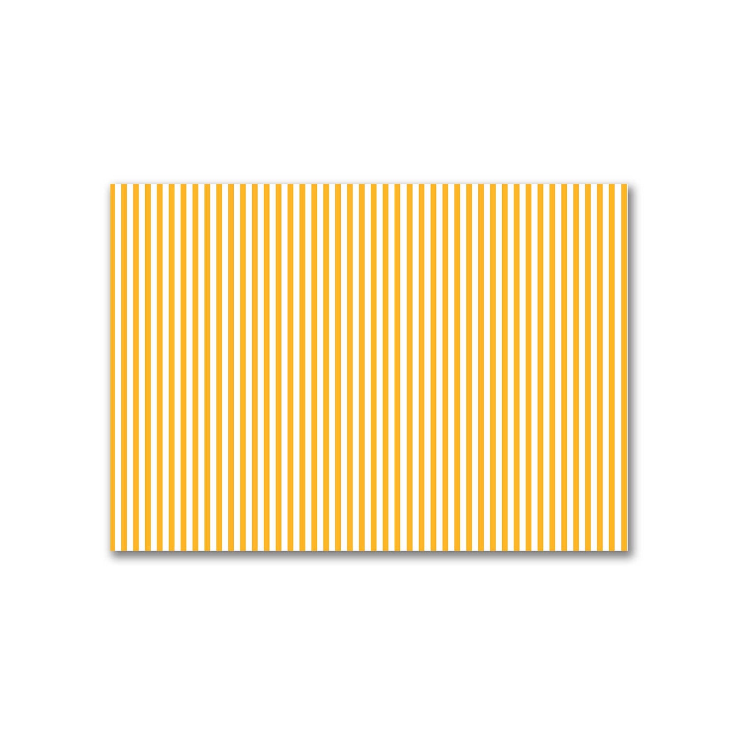 Off-White Cotton Canvas Fabric with Thin Yellow-Orange Bars, FACC-1310-241